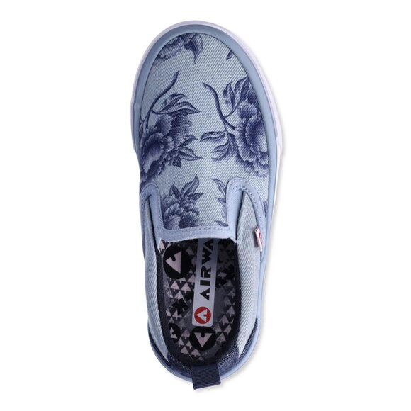 Airwalk Girls Slip-On Twin Gore Skate Shoes, Size 3, Slip-On, Round Toe Demin - Picture 5 of 5
